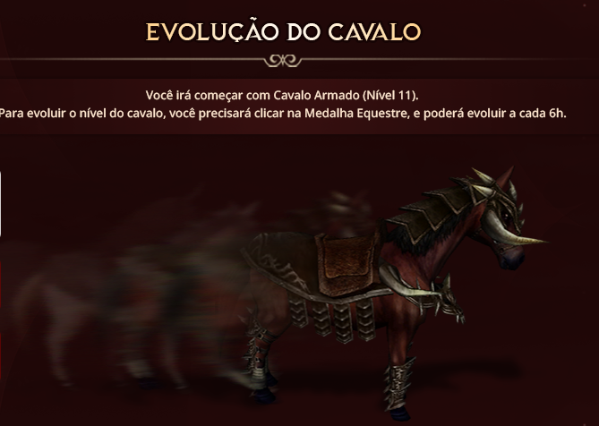 Evolução do Cavalo Militar
