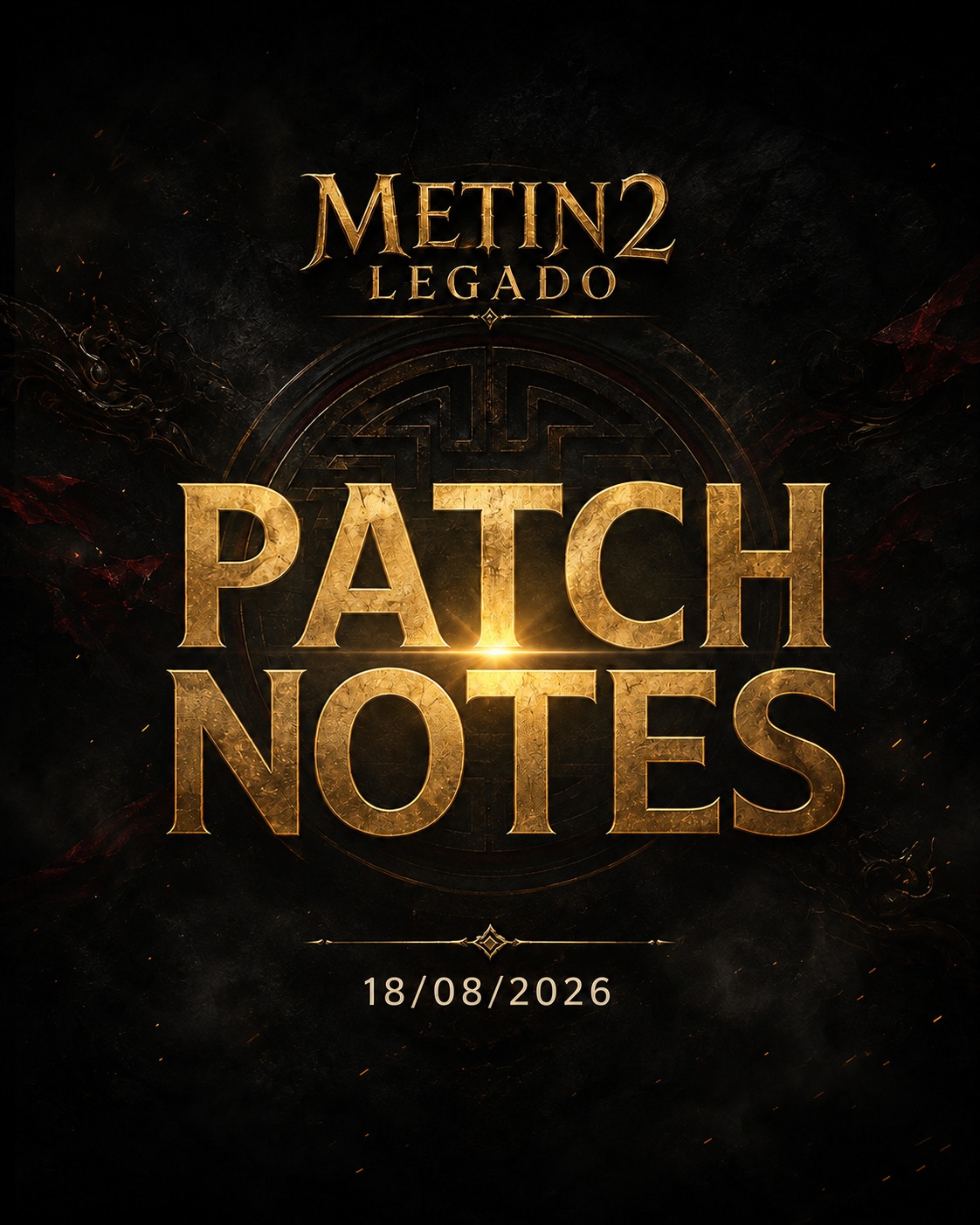 Capa de PATCH NOTES - 18/08/2026